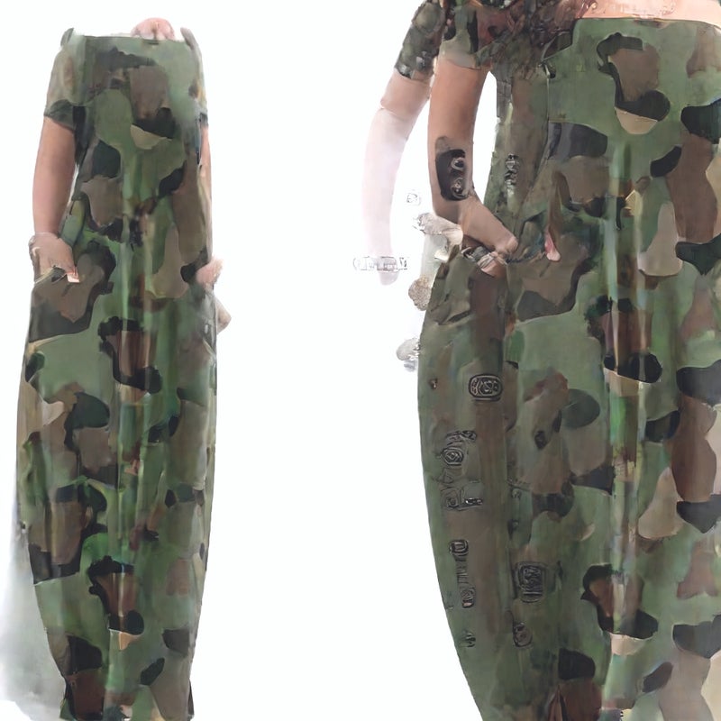 Women's One-Shoulder Printed Floral Dress Summer Fashion Casual - Image 5