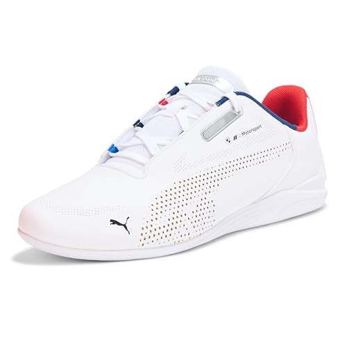 PUMA Men's BMW Motorsport Drift CAT Decima Sneaker, PUMA White-Pro Blue, 9.5 - Image 1