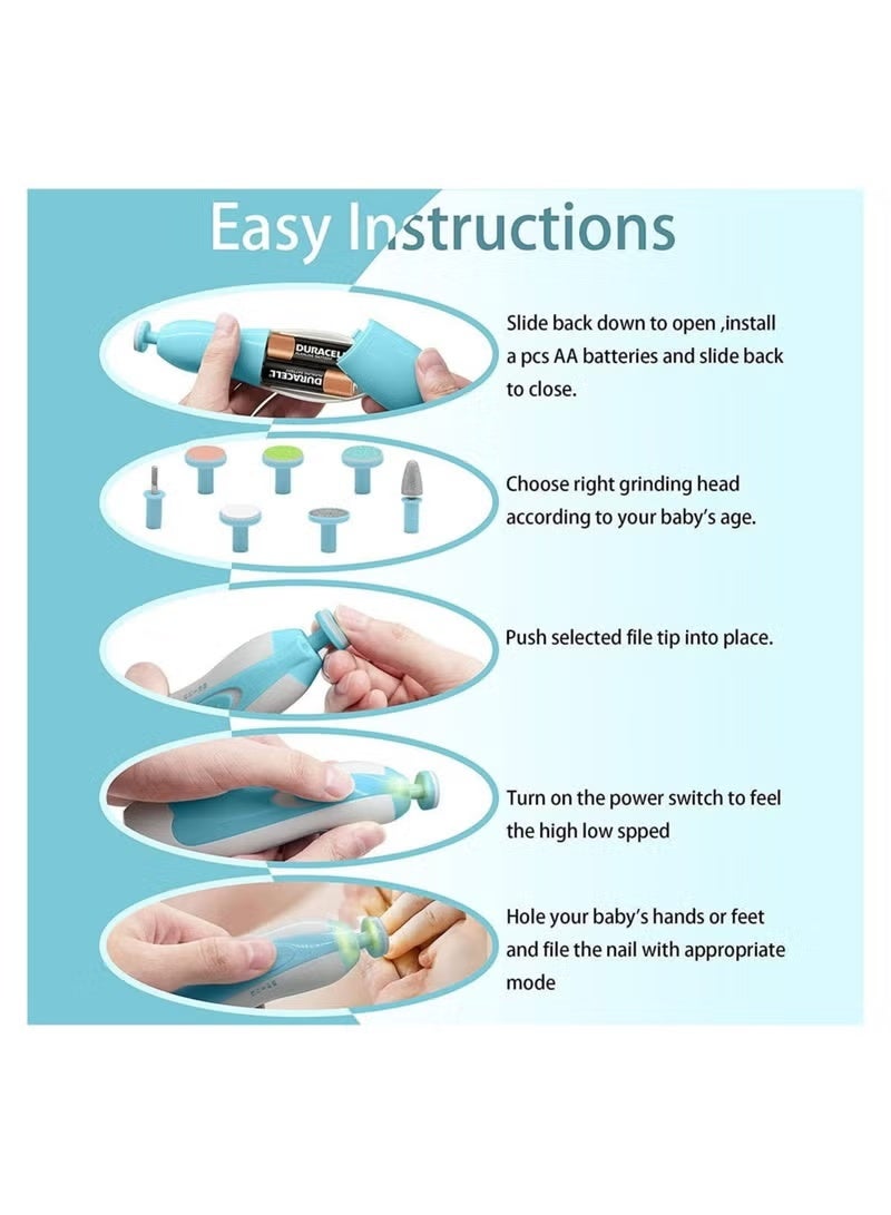 ماكينة قص أظافر كهربائية لحديثي الولادة - Image 2