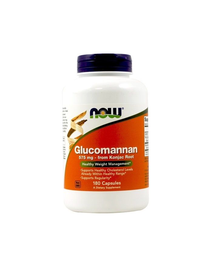 Now Foods Glucommanan (575mg, 2 pack/360 count) - Image 1