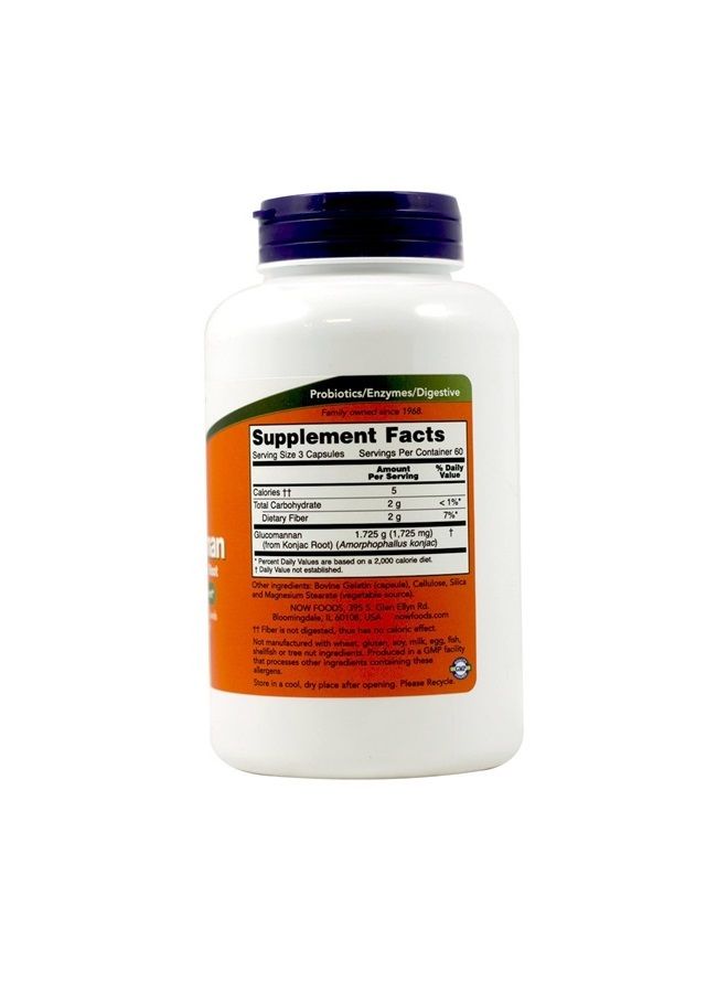 Now Foods Glucommanan (575mg, 2 pack/360 count) - Image 2