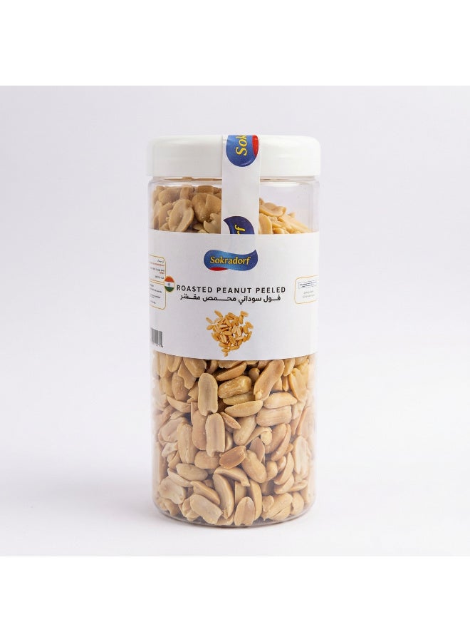 sokradorf Roasted Blanched Peanuts Premium Crunchy Peanut Kernels Rich Flavor High Quality Protein Source Perfect for Snacking and Recipes 350g - Image 1