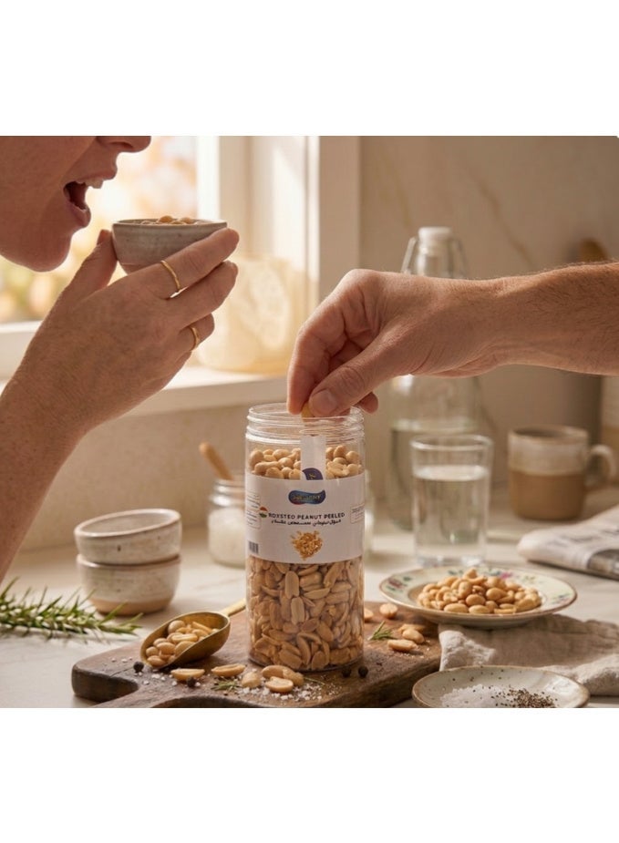 sokradorf Roasted Blanched Peanuts Premium Crunchy Peanut Kernels Rich Flavor High Quality Protein Source Perfect for Snacking and Recipes 350g - Image 3
