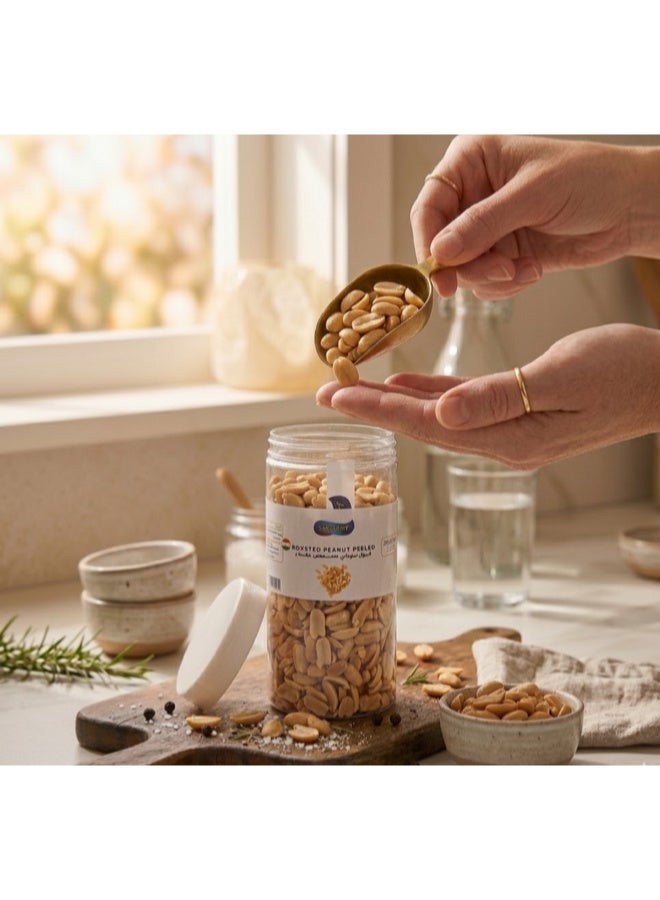 sokradorf Roasted Blanched Peanuts Premium Crunchy Peanut Kernels Rich Flavor High Quality Protein Source Perfect for Snacking and Recipes 350g - Image 2