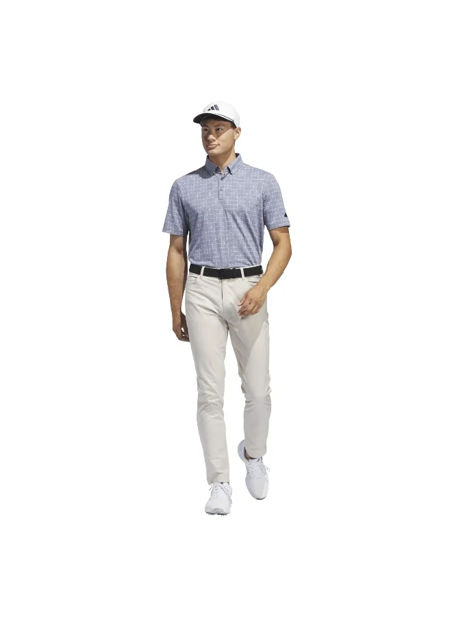 Adidas Go-To Nvty Polo Blue Golf Polo Shirts XS
