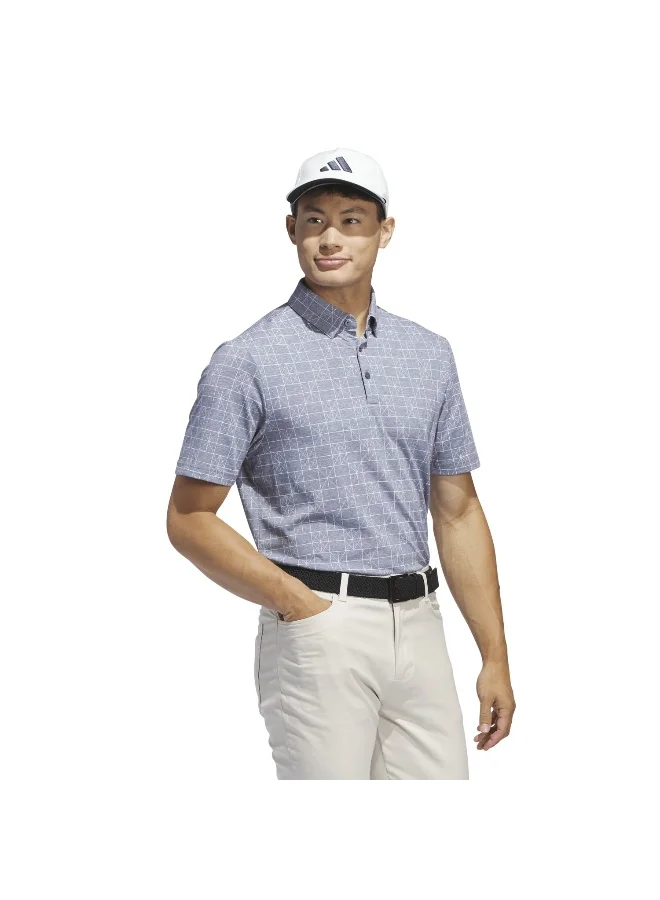 Adidas Go-To Nvty Polo Blue Golf Polo Shirts XS