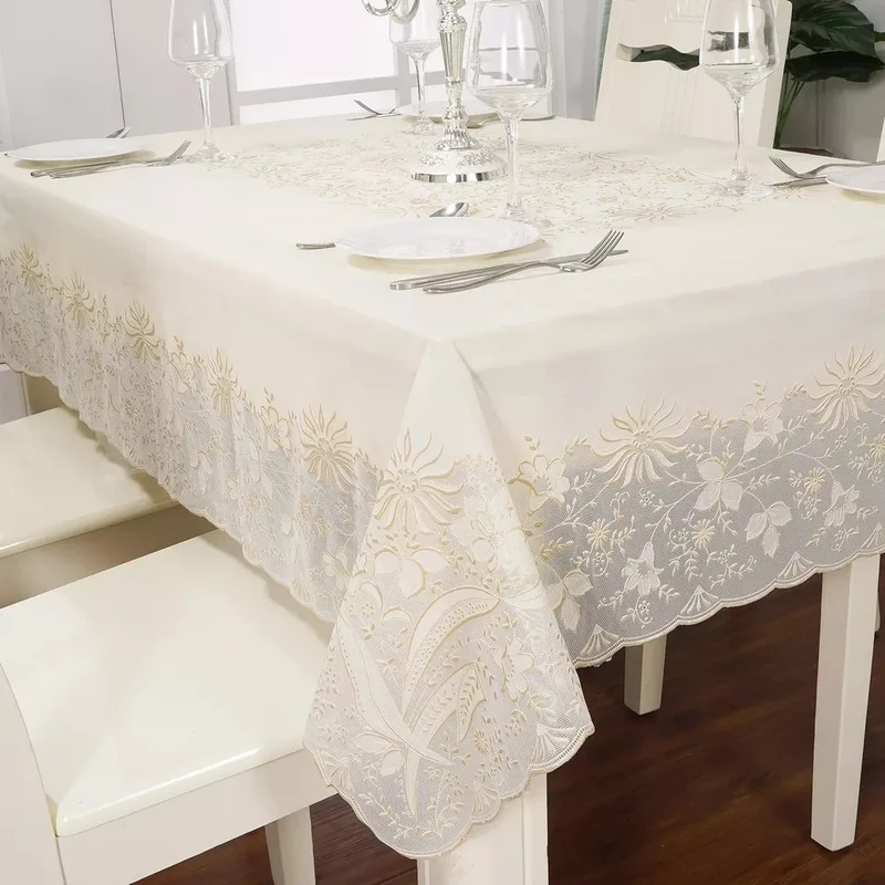 Style Meiwa Lu x Fabric Look Erasable Non-Slip Stain-Proof Table Cloth / width: 152 cm