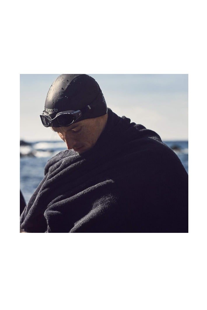 Speedo Unisex-Adult Swim Cap Silicone – Speedo Black – Comfortable and Durable Swimming Cap for Adults - Image 3