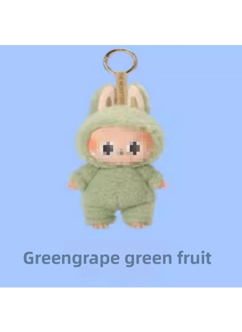 2nd Generation Sitting Style Bubble Rab Cloth Blind Box Matt Handmade Doll Vinyl Macaron Cute Plush Toy-Color:Designated Model [qingti Guoguo]