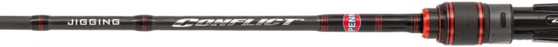 PENN Conflict Series Jigging Fishing Rod, 1.91m, 200g Cast Weight, Gloss Black - Image 2