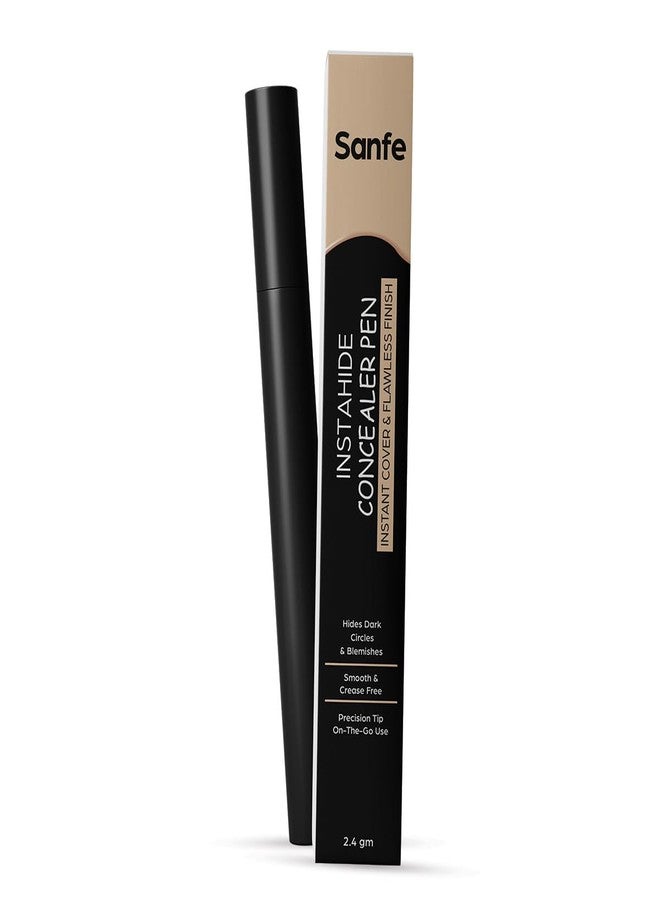 Sanfe Instahide Concealer Pen (Pack of 1) | Full Coverage | Waterproof | Instant Flawless Finish | Lightweight Blendable Formula | Long Lasting | Travel Friendly | Helps Even Skin Tone and Hide Spots - Image 1