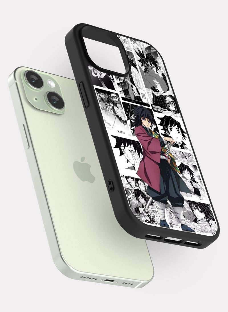 PXLAAT iPhone 15 case cover  Giyu Tomioka - Image 2