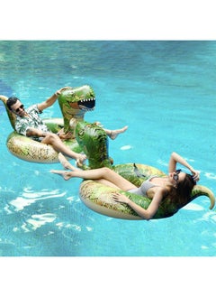 FindUWill 62'' Dinosaur Pool Floats, Inflatable Pool Floaties Swimming Rings Tube Pool Float Summer Beach Toys For Adults And Kids  - Image 3