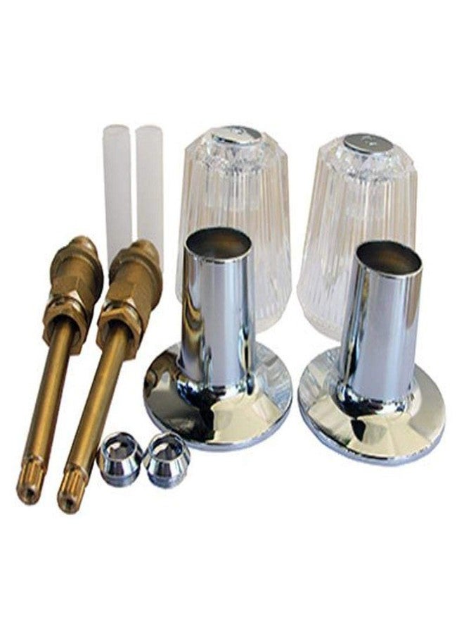 LASCO 01-9071 Two Valve Windsor Tub and Shower Trim Set for Price Pfister Brand with Stems - Image 2