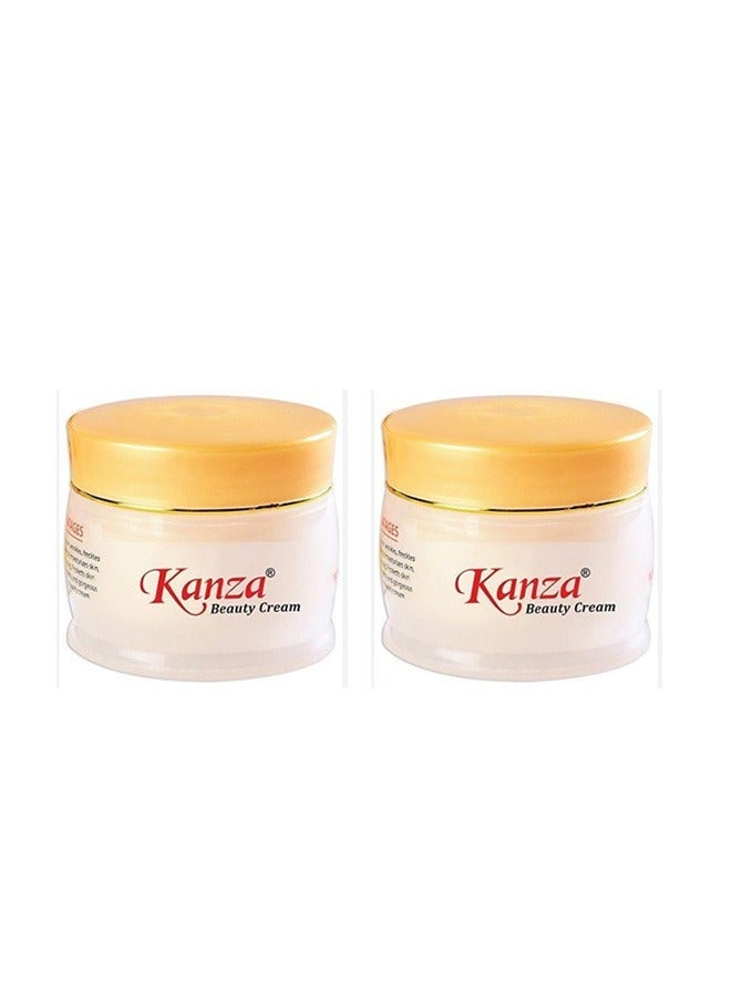 كنزه قطعتين من كريم الجمال لتفتيح و تبييض البشرة 50X2 جرام - Image 4