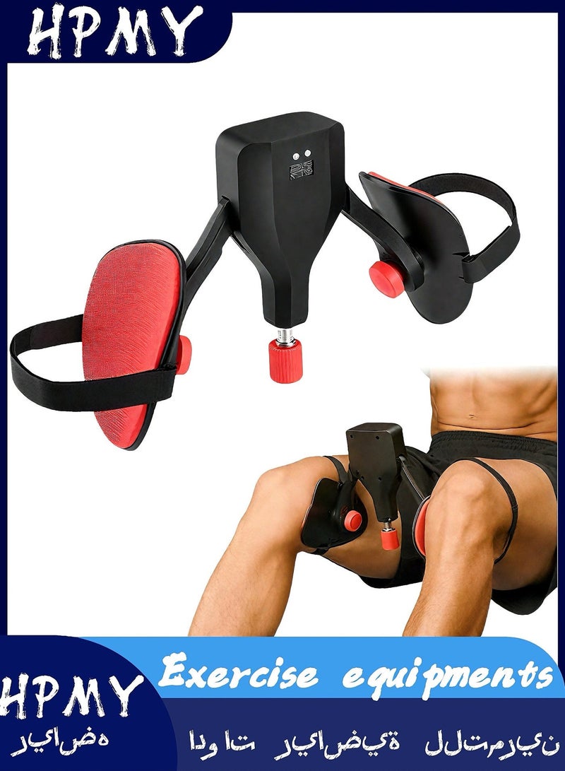 HPMY Exercise Equipment for Women & Men – Inner Thigh Exerciser, Leg, Arm & Chest Workout Machine,Pelvic Floor Muscle Strengthening Device, Hip Trainer, Smart Counter, EVA Soft Rubber, Adjustable Resistance, Inner Leg Exercises, Fitness Equipment, Training Apparatus. Compact Fitness Equipment for Home Gym, Portable Body Toning Resistance Trainer - Image 1