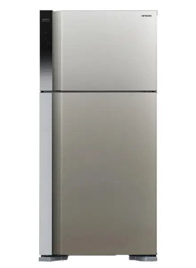 HITACHI 760 Ltr Top Mount Refrigerator Pure Brilliant RV760PUK7K1BSL Silver - Image 1
