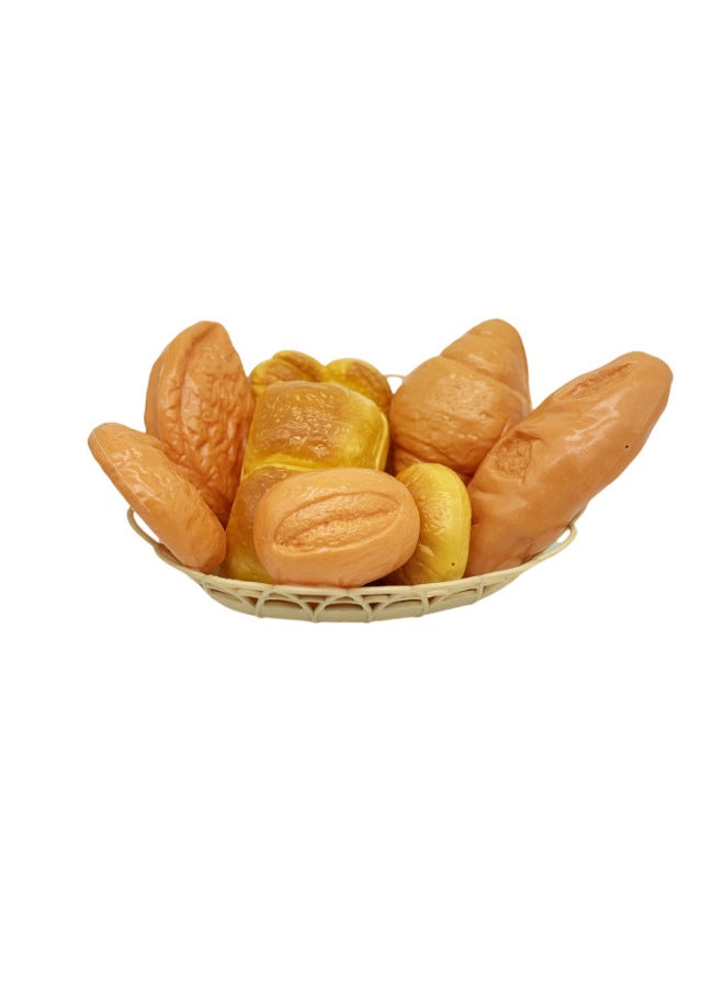 بدلة الخبز المنزلية للعب الأطفال، قالب كعك الكرواسون، ألعاب معرفية للأطفال، مواصفات الطبخ في المطبخ: PineFor Apple Bun - Image 2