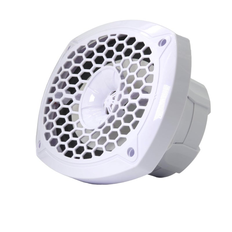 Warzone WZ69MW 6x9-Inch 2-Way Marine Speaker, 1200W Max, 4 Ohms, 20oz Magnet, White Injection Cone with Rubber Edge for Boats and Outdoor Audio (2 Speakers) - Image 2
