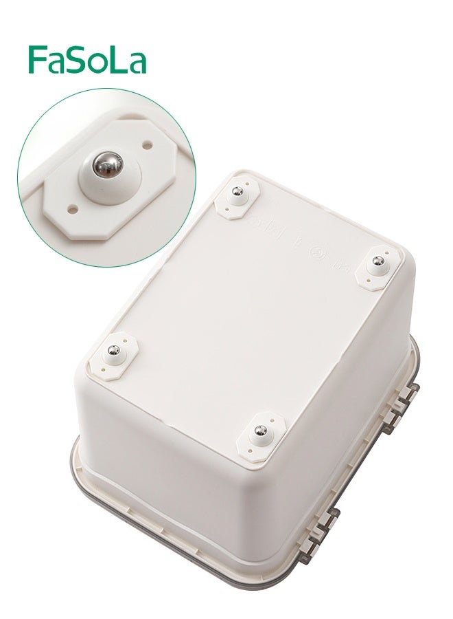 Fasola 4 Piece Bonded Bearing Wheel Mini Universal Wheel Pulley Silent and SmoothItem Carrying Steering Pulley - Image 2