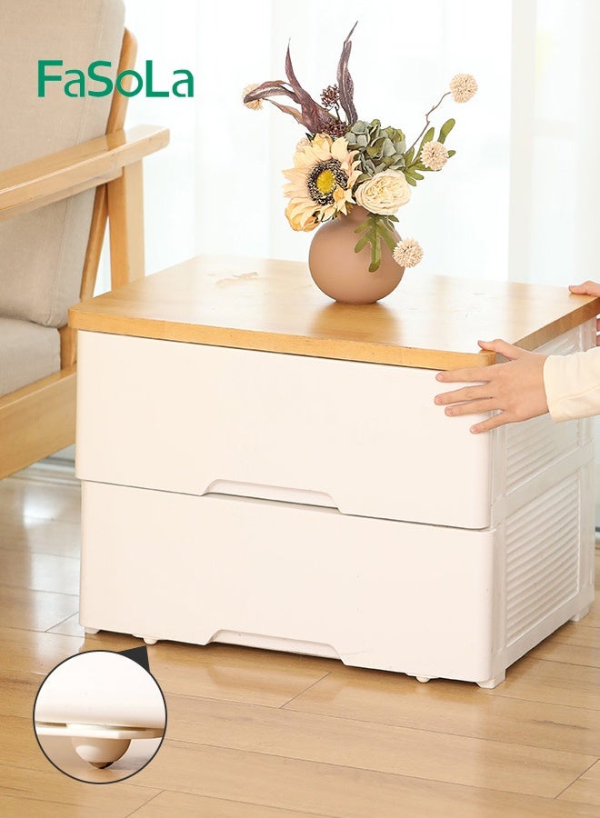 Fasola 4 Piece Bonded Bearing Wheel Mini Universal Wheel Pulley Silent and SmoothItem Carrying Steering Pulley - Image 5