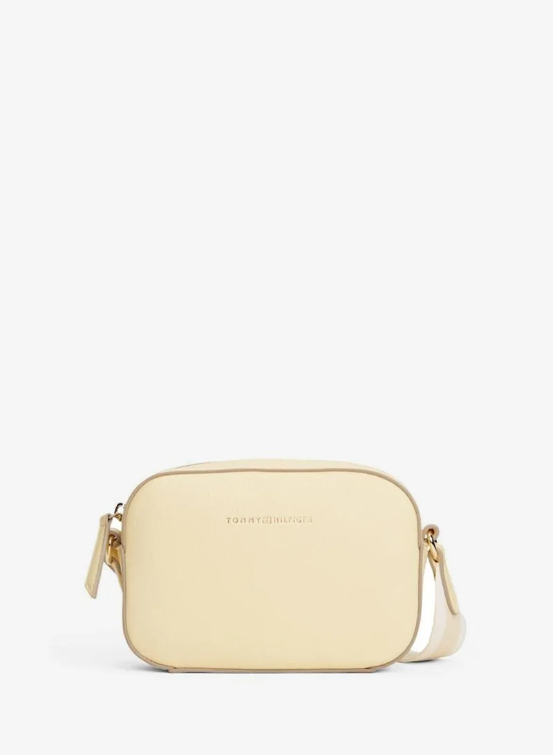 Logo Detailed Zip Through Camera Bag