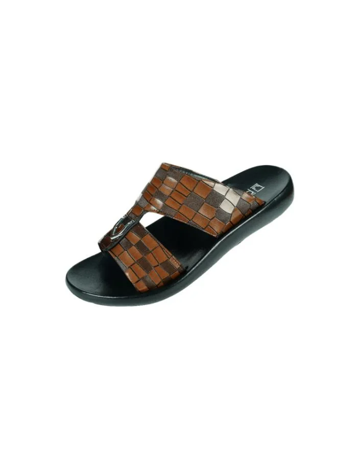 بارجيل أونو 008-3557 Barjeel Mens Arabic Sandals 63092 Brown