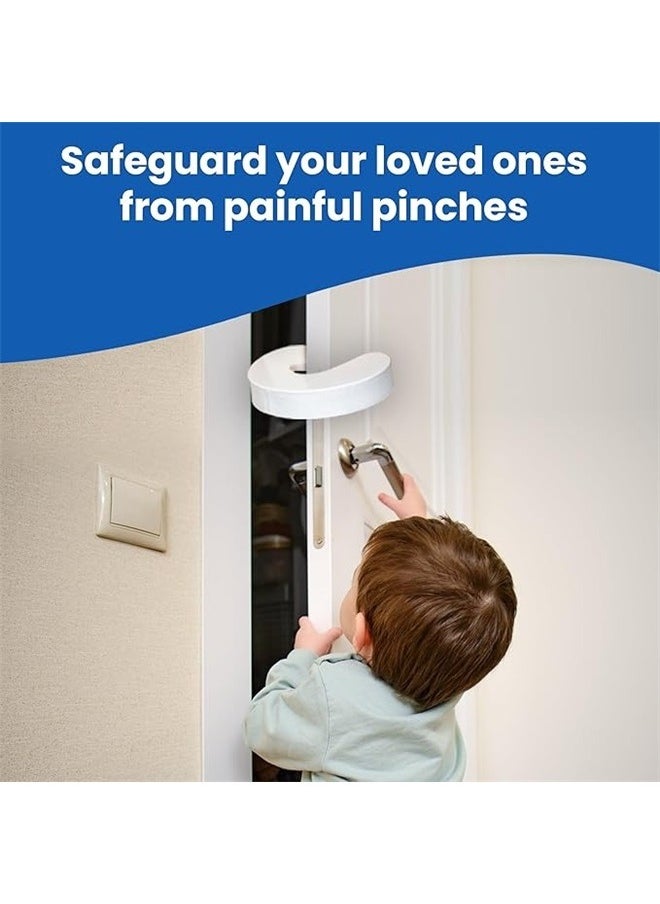 yongsheng 4-Piece Finger Pinch Foam Door Guard Set， [2.2CM-Thickened] Door Finger Pinch Guards,Baby Proof Door Slam Stopper,Protect Child Fingers with Soft Foam Guard,Prevent Finger Pinch Injuries  - Image 5