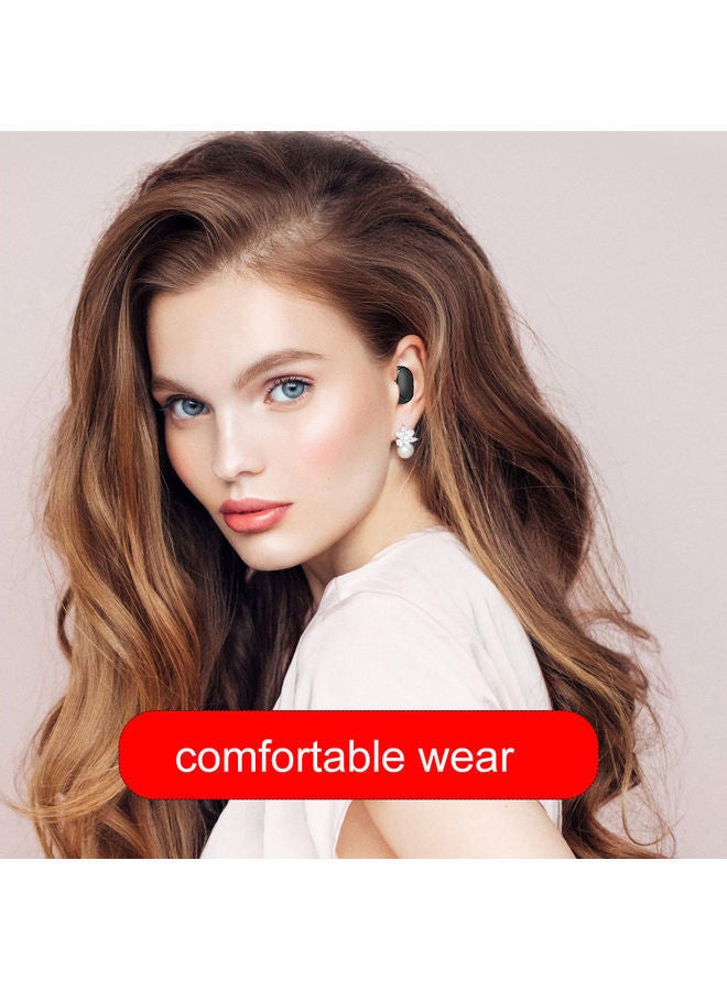 نيبمينينت سماعة أذن داخلية لاسلكية طراز E6S تعمل بالبلوتوث وتتميز بتصميم مُضاد للماء بمعيار IPX4 ومُزودة بعُلبة شحن. أسود - Image 2