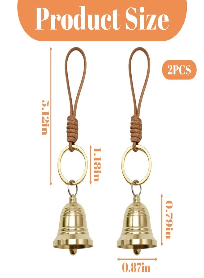 CZFSWT 2Pcs Bells for Door Knob, Jingle Bells for Door Knob, Bell for Door Opening Suitable for Festival Decoration Enthusiasts - Image 2