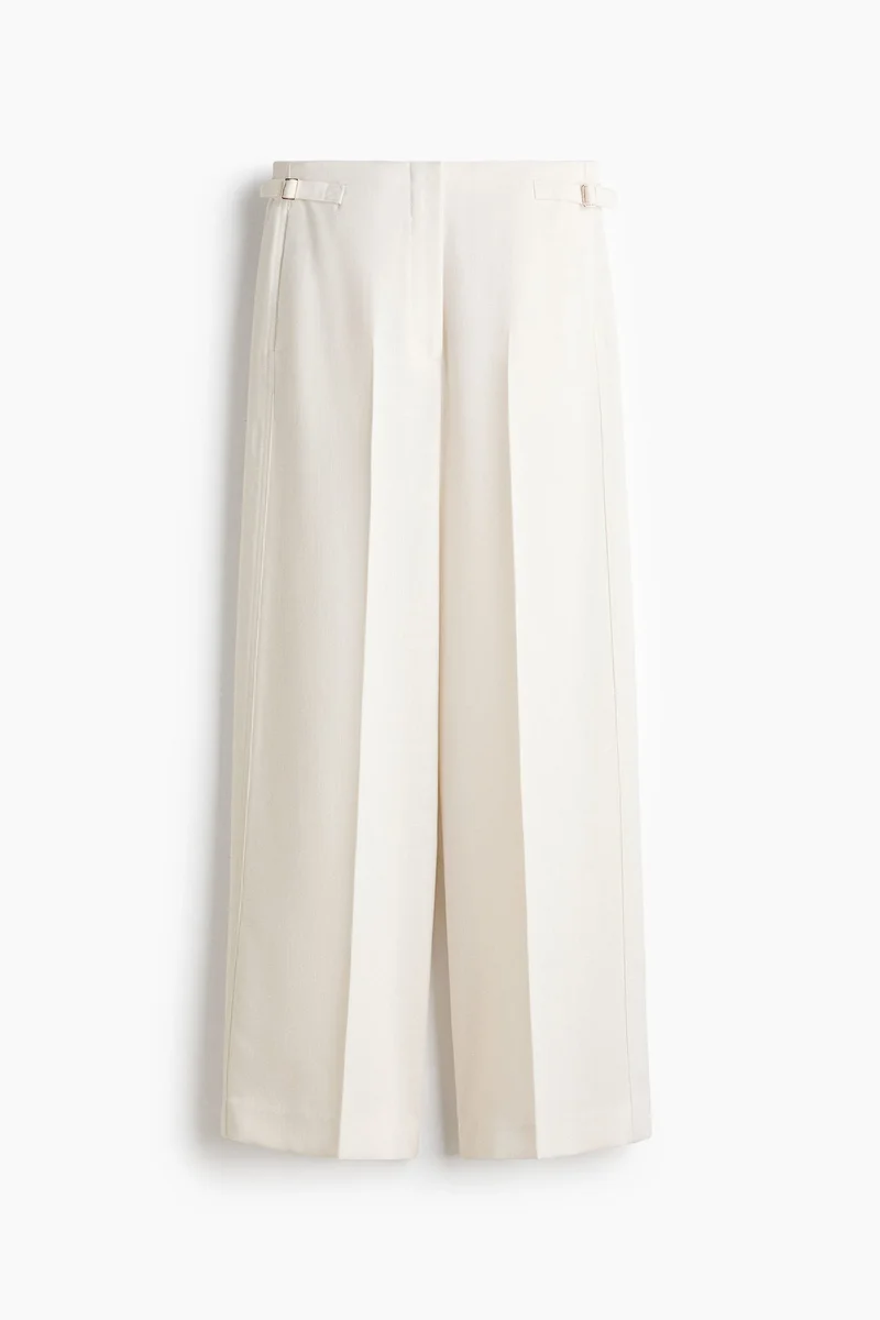 Wide tailored trousers
