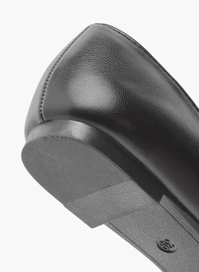 Celeste Women's Solid Ballerina Shoes with Strap Detail