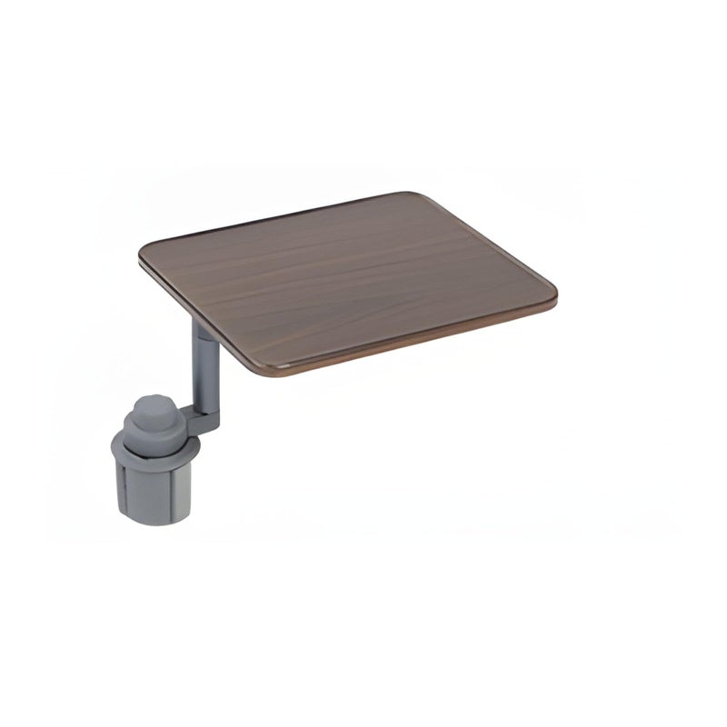 Rotating Solid Wood Car Laptop Desk With Cup Holder Portable Workstation B Style - Image 2