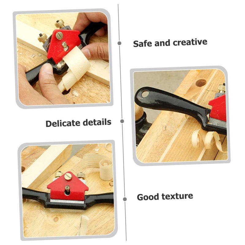 Adjustable Woodworking Hand Planer with Heat Treated Blade for Chamfering and Fine Planing - Image 3