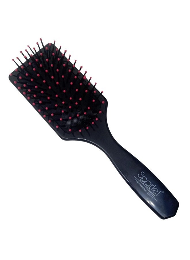 Scarlet Line - Paddle Brush With Flexible Soft Nylon Ball Tips Bristles For Thick Curly Straight Thin Long Short Wet Dry Hair For Men Women_Pink - Image 1