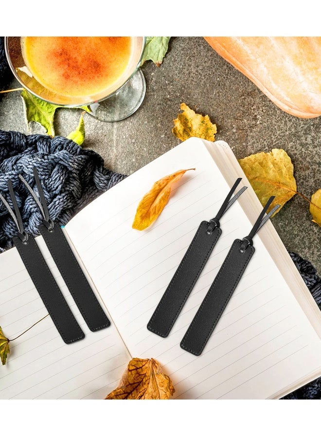 ١٠ قطع من فواصل الكتب الجلدية المصنوعة يدويًا من الجلد الطبيعي، فواصل كتب شخصية لمحبي القراءة والكتب والقراء والكتاب - Image 4