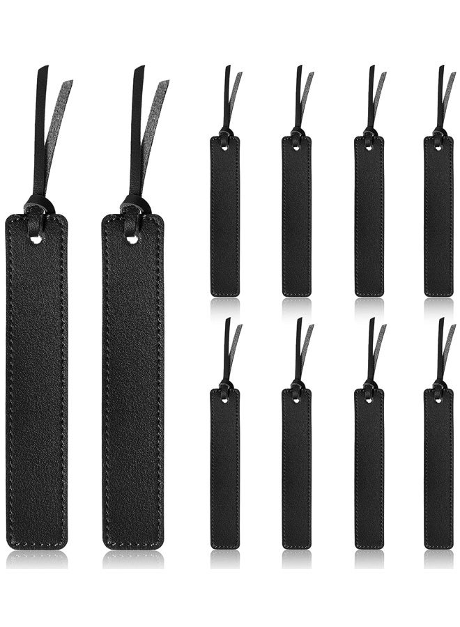 ١٠ قطع من فواصل الكتب الجلدية المصنوعة يدويًا من الجلد الطبيعي، فواصل كتب شخصية لمحبي القراءة والكتب والقراء والكتاب - Image 1