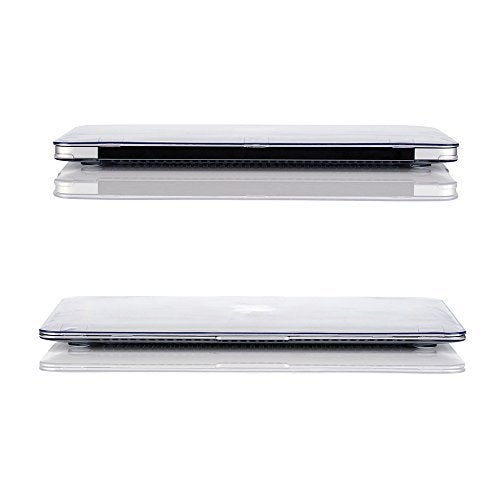 RUBAN Case Compatible with MacBook Air 13 Inch (Models: A1369 & A1466, Older Version 2010-2017 Release), Slim Snap On Hard Shell Protective Cover, (Crystal Clear) - Image 4