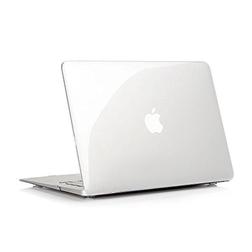RUBAN Case Compatible with MacBook Air 13 Inch (Models: A1369 & A1466, Older Version 2010-2017 Release), Slim Snap On Hard Shell Protective Cover, (Crystal Clear) - Image 1