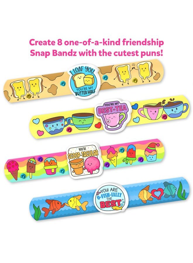 Skillmatics Craft Activity - Snap Bandz, Friendship Bands, DIY Art & Craft Activity, Mess-Free, Creative Kit, 8 Bands (8.6"), Gifts for Girls & Boys Ages 4, 5, 6, 7, 8, 9, 10 - Image 2