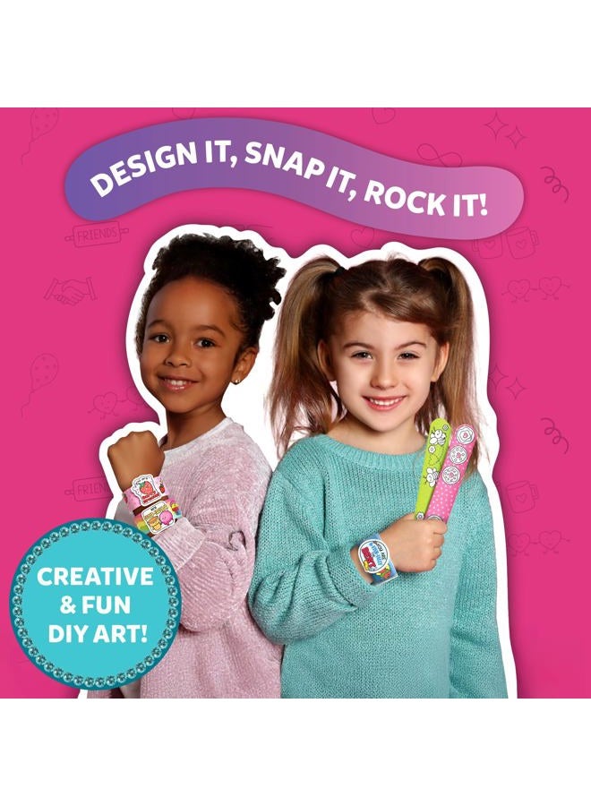 Skillmatics Craft Activity - Snap Bandz, Friendship Bands, DIY Art & Craft Activity, Mess-Free, Creative Kit, 8 Bands (8.6"), Gifts for Girls & Boys Ages 4, 5, 6, 7, 8, 9, 10 - Image 3