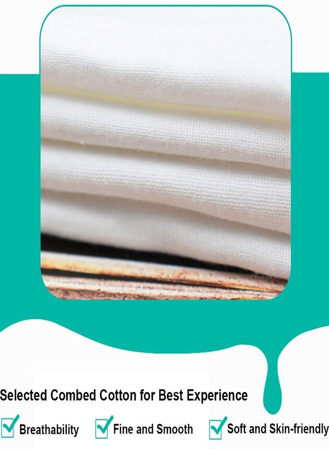 KimYoung Under Belly Sweat Liner -100% Cotton Gauze - Washable - 3PCS (XX-Large) White - Image 4