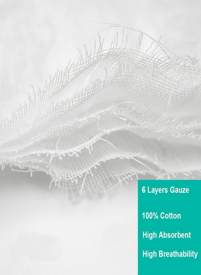 KimYoung Under Belly Sweat Liner -100% Cotton Gauze - Washable - 3PCS (XX-Large) White - Image 3
