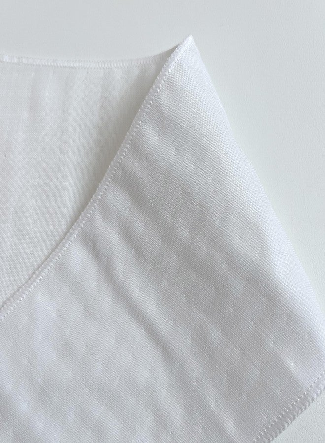 KimYoung Under Belly Sweat Liner -100% Cotton Gauze - Washable - 3PCS (XX-Large) White - Image 2