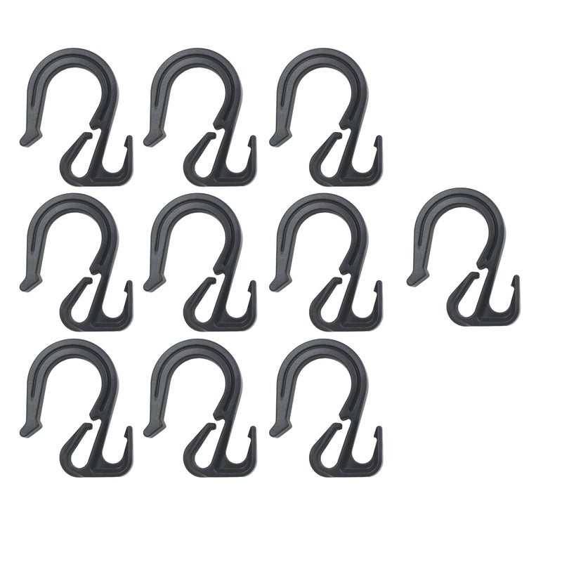 YYST Nylon Net Hooks Bungee Cord Hooks for Cargo Net, Bungee Net, Truck Net Truck Organizer - Image 5