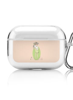 Classic Clear printed Case for Apple AirPods Pro 2nd Generation Thin Transparent Cover [Designed for Apple AirPods Pro 2nd Generation] - Bunny Cuddles