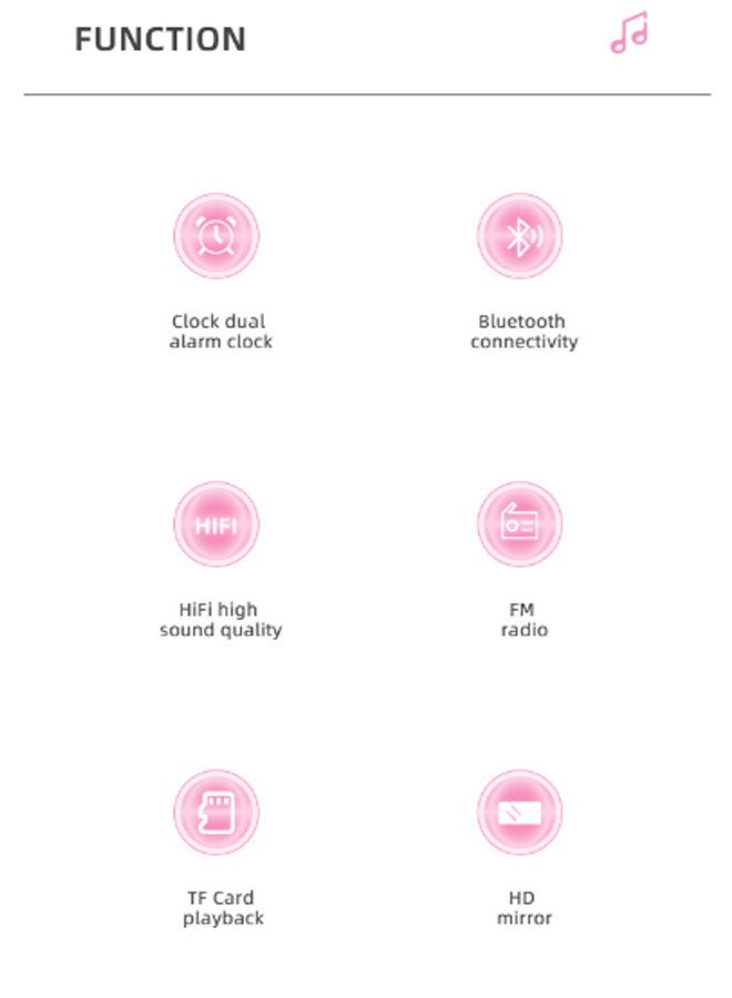نيوترل مكبر صوت بلوتوث محمول Z7 مزود بفتحة لبطاقة الائتمان، ويتميز بوظائف الإضاءة والساعة والمنبه وتشغيل الموسيقى والرد على المكالمات والتوجيهات الصوتية. مثالي للطلاب وموظفي المكاتب وغيرهم. (أسود) - Image 2