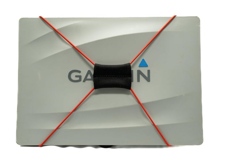 CARBONgreen Fishing Graph Cover Strap Fish Finder Bungee For Securing Graph Cover for Travel (Red, 1) - Image 1