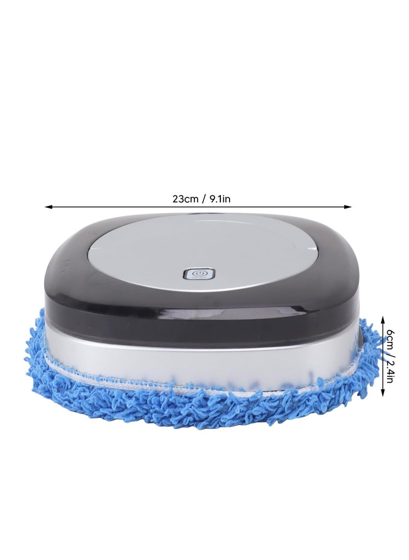 SYOSI - Wet Scrubbing Mopping Robot, Robot Vacuum Cleaner, Automatic Floor Mopping Robot, Mopping Robot, with Water Tank Vacuum and Mop, Suitable for a Variety of Floors, Wood Panels, Tiles (Silver) - Image 1