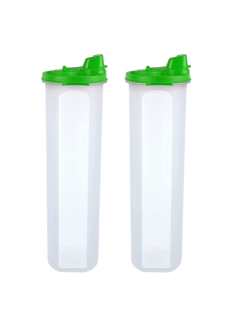Cutting EDGE Cutting EDGE AirTight Leak Proof Plastic Oil Pourer for Vinegar Sauces Olive Refined Oils Easy Flow BPA Free Refrigerator Safe 250ml Green 2 Oil Pourer  - Image 4